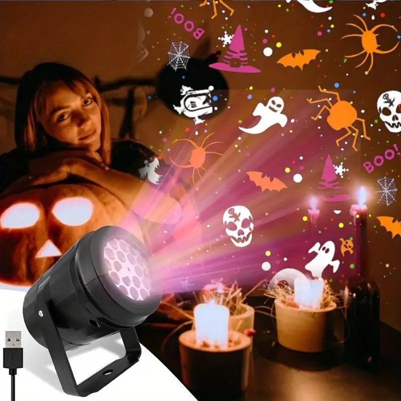Outdoor Lighting Effects - مصباح إسقاط LED للهالوين للاستخدام الخارجي،