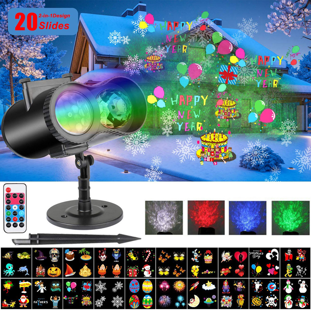 Outdoor Lighting Uk - ضوء عرض كريسماس LED متحرك، 20