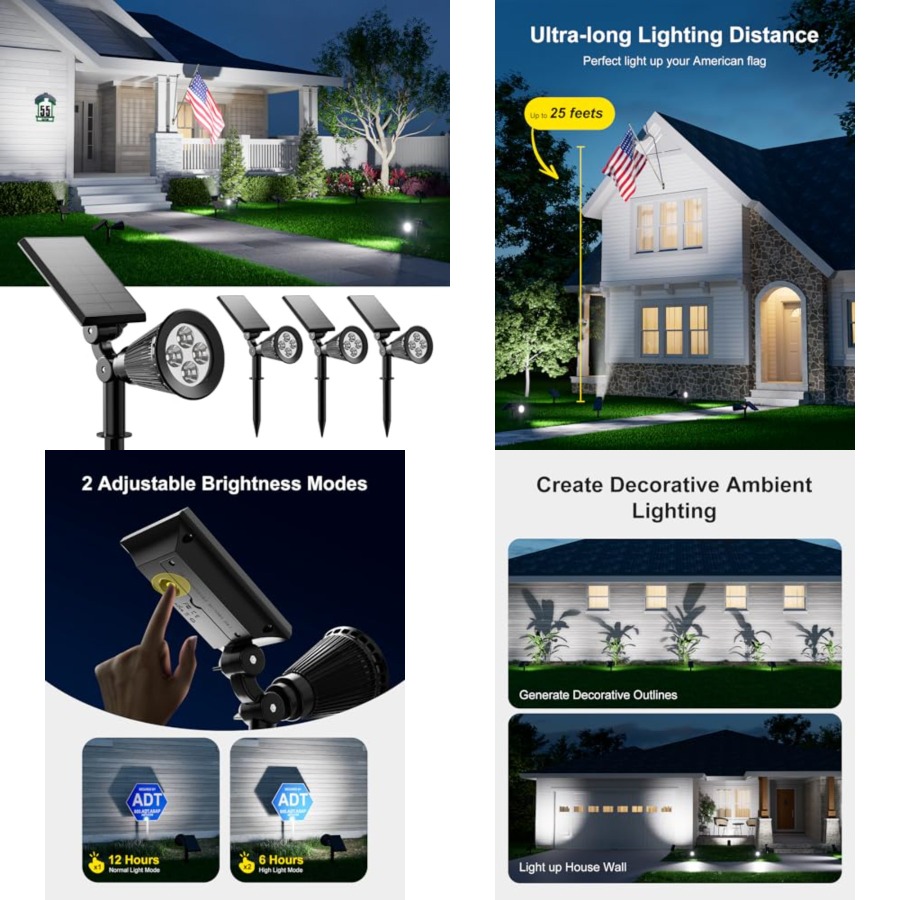 Outdoor Lighting And Landscape - أضواء شمسية خارجية مقاومة للماء للأشجار