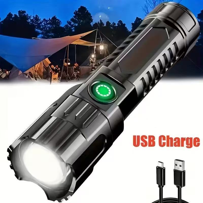 Outdoor Lighting Black - مصباح يدوي LED جديد عالي الطاقة