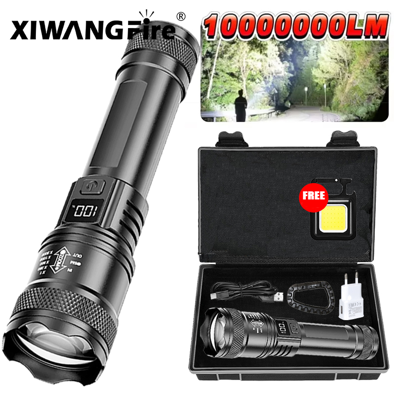 Outdoor Lighting Black - مصباح LED فائق السطوع مصباح يدوي