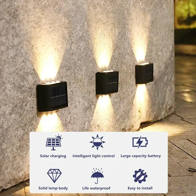مصباح جداري شمسي LED خارجي مقا - مراجعة Outdoor Lighting Waterproof وسعره