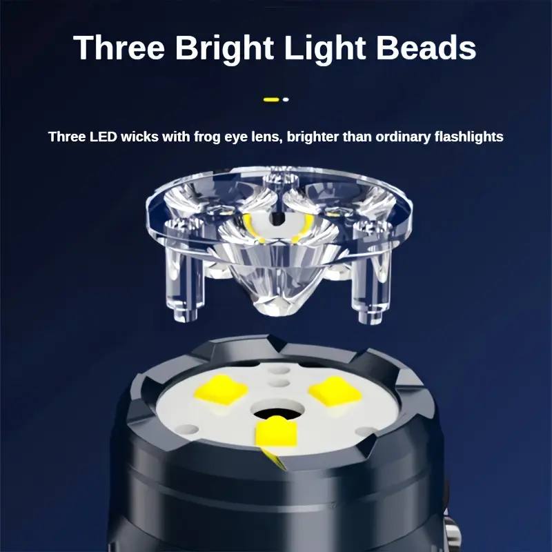 مصباح يدوي محمول قابل لإعادة ا - مراجعة Outdoor Lighting Black وسعره