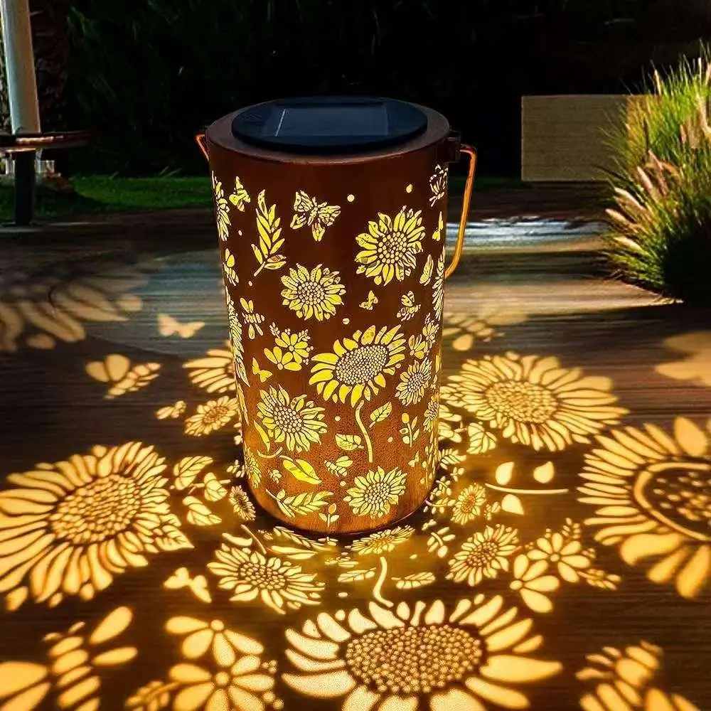 إضاءة زهرة عباد الشمس وتأثير ا - مراجعة Outdoor Lighting Waterproof وسعره
