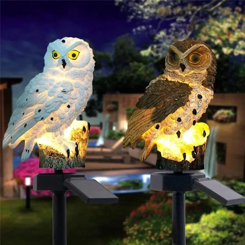 تمثال بومة يعمل بالطاقة الشمسي - مراجعة Outdoor Lighting Effects وسعره